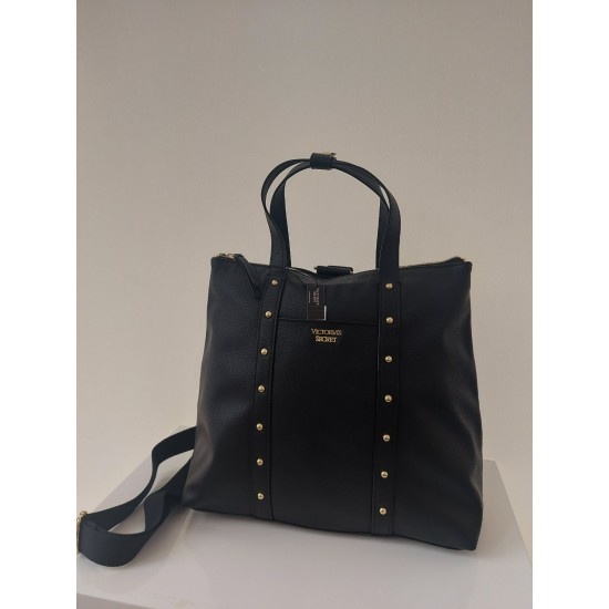 Victoria's Secret BLACK MICROSTUD BACKPACK