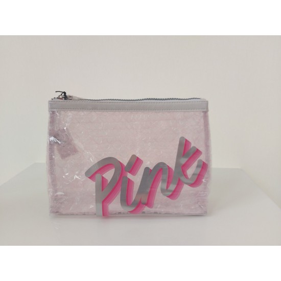 VS Pink Cosmetic Beauty Clutch Bag Travel Size