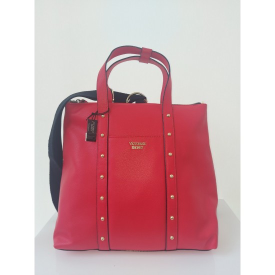 Victoria's Secret Red Studded Convertible Backpack