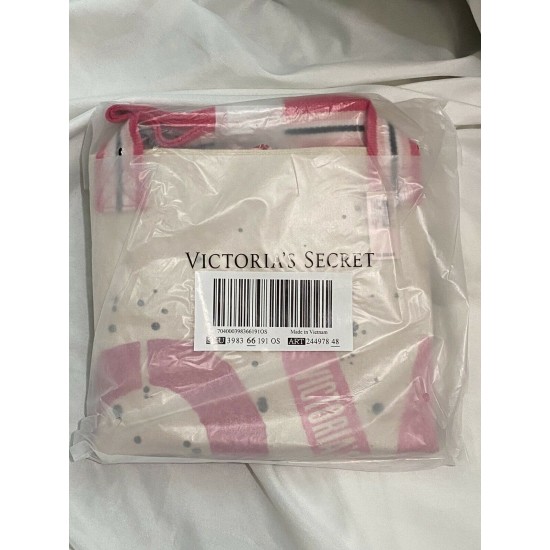 Victoria’s Secret LOVE Tassel Canvas Weekender Tote Bag